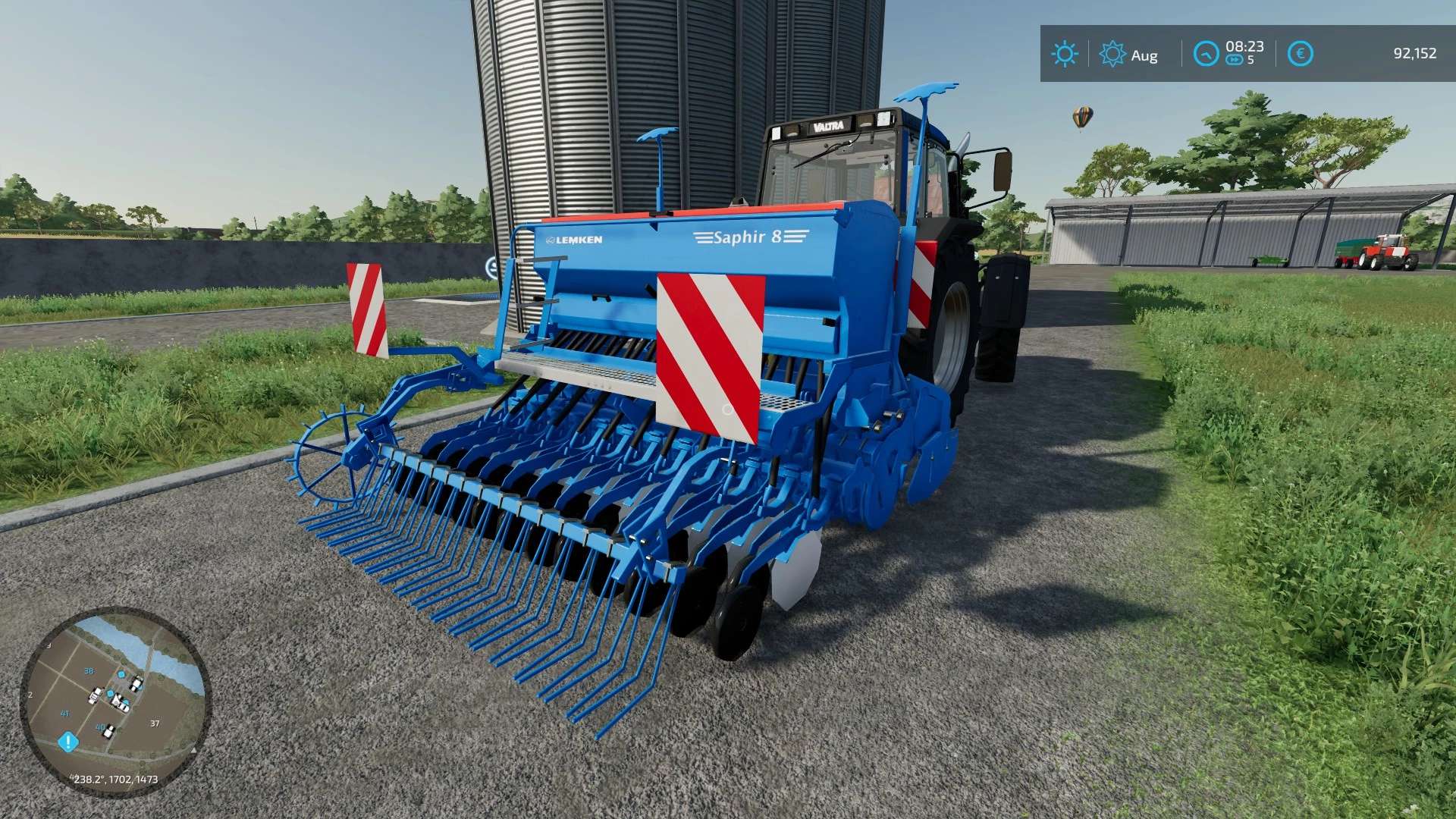 Мод Lemken Saphir 8 версия 1.0.0.0 для Farming Simulator 2025