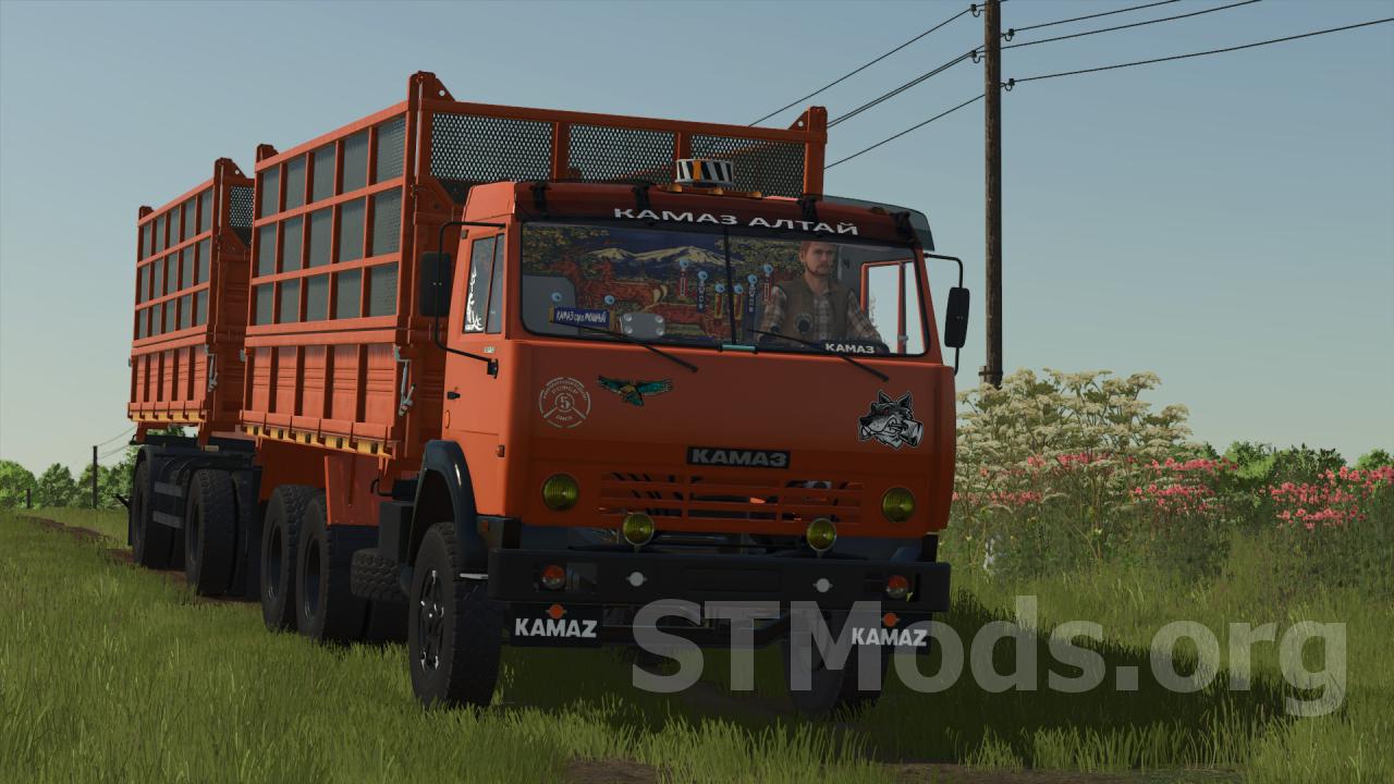 Мод КамАЗ-55102 версия 1.0.0.0 для Farming Simulator 2025 (v1.16.x) — изображение 4